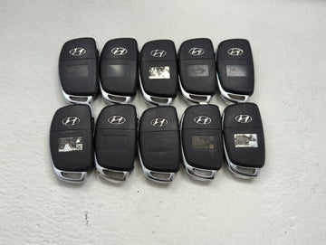 Lot of 10 Hyundai Keyless Entry Remote Fob MIXED FCC IDS MIXED PART