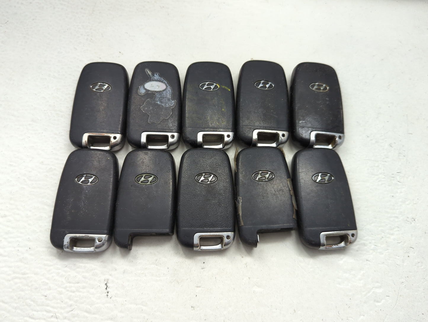 Lot of 10 Hyundai Keyless Entry Remote Fob SY5RBFNA433 | SY5HMFNA04 - Oemusedautoparts1.com