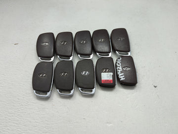 Lot of 10 Hyundai Keyless Entry Remote Fob MIXED FCC IDS MIXED PART 1473797