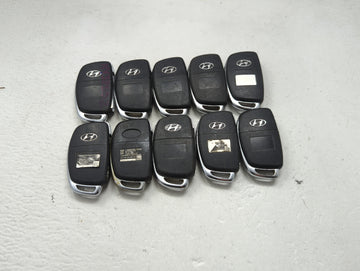 Lot of 10 Hyundai Keyless Entry Remote Fob MIXED FCC IDS MIXED PART 1473891
