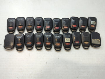 Lot of 20 Hyundai Keyless Entry Remote Fob MIXED FCC IDS MIXED PART 558028