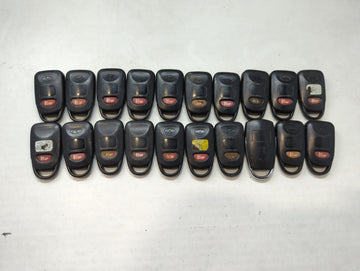 Lot of 20 Hyundai Keyless Entry Remote Fob MIXED FCC IDS MIXED PART 558030