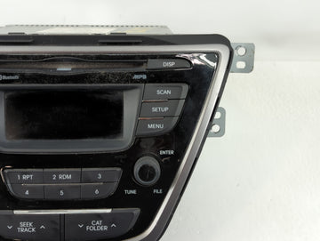 2013 Hyundai Elantra Radio AM FM Cd Player Receiver Replacement P/N:96170-3X165RA5 Fits OEM Used Auto Parts
