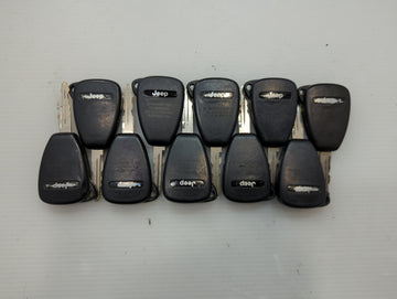 Lot of 10 Jeep Keyless Entry Remote Fob OHT691713AA MIXED PART NUMBERS
