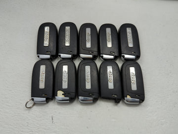 Lot of 10 Jeep Keyless Entry Remote Fob M3N-40821302 | GQ4-54T MIXED