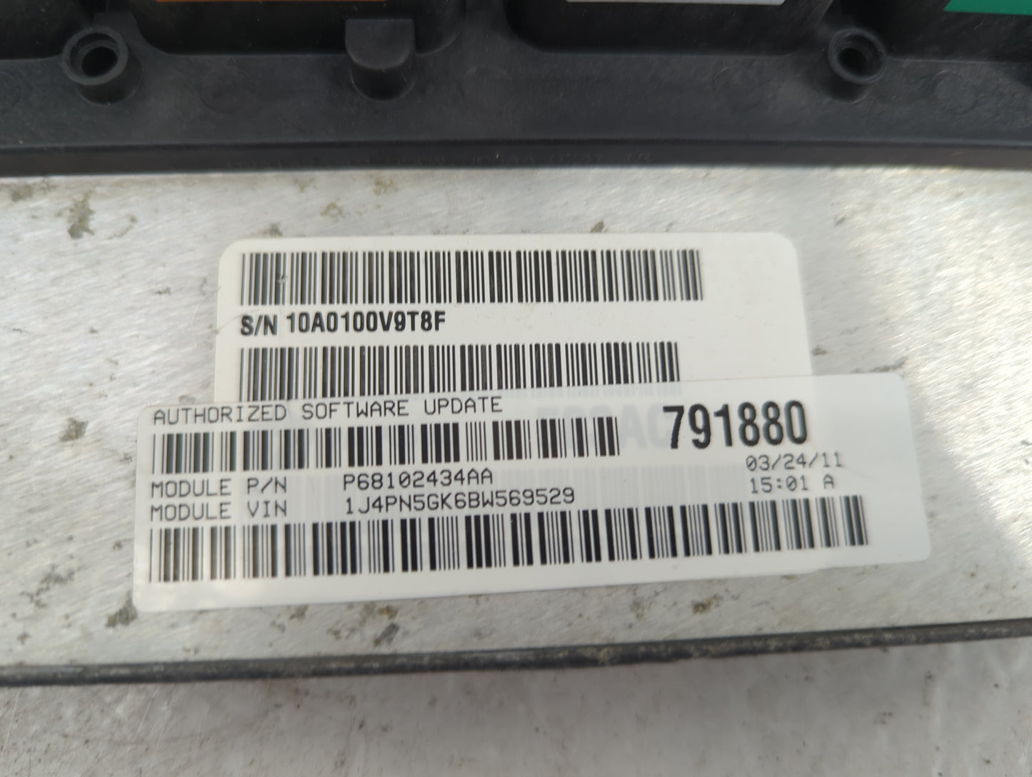 2011 Jeep Liberty PCM Engine Control Computer ECU ECM PCU OEM Fits OEM Used Auto Parts - Oemusedautoparts1.com