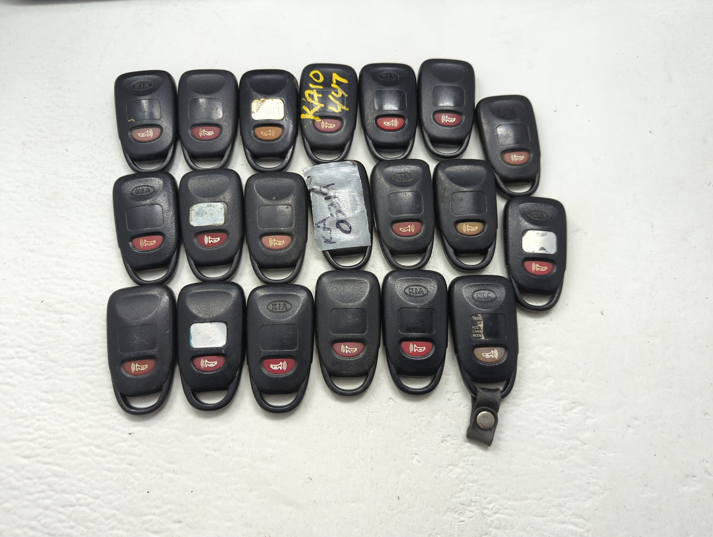Lot of 20 Kia Keyless Entry Remote Fob UNKNOWN UNKNOWN - Oemusedautoparts1.com