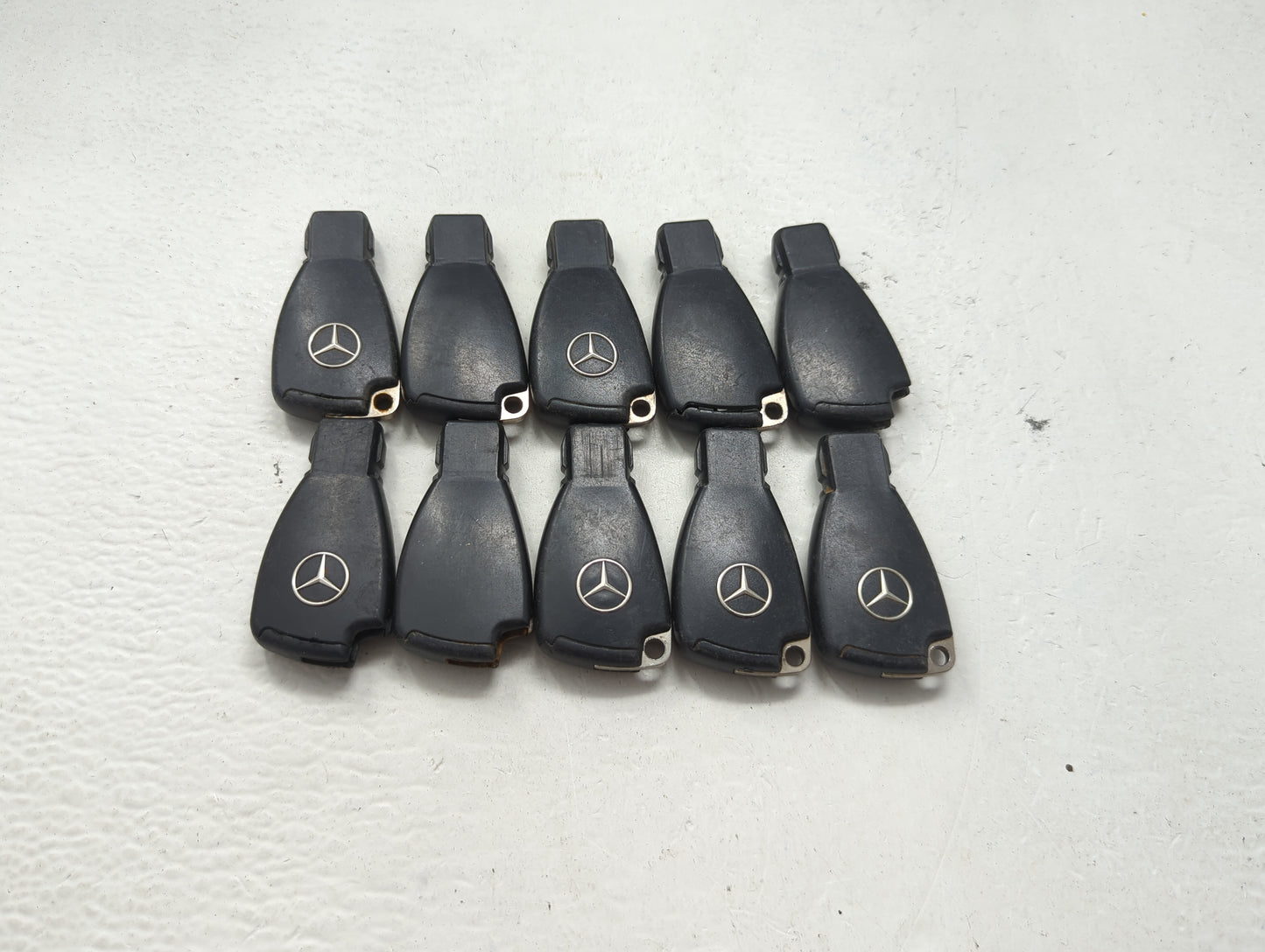 Lot of 10 Mercedes-Benz Keyless Entry Remote Fob MIXED FCC IDS 1473961 - Oemusedautoparts1.com