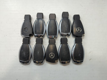 Lot of 10 Mercedes-Benz Keyless Entry Remote Fob MIXED FCC IDS MIXED