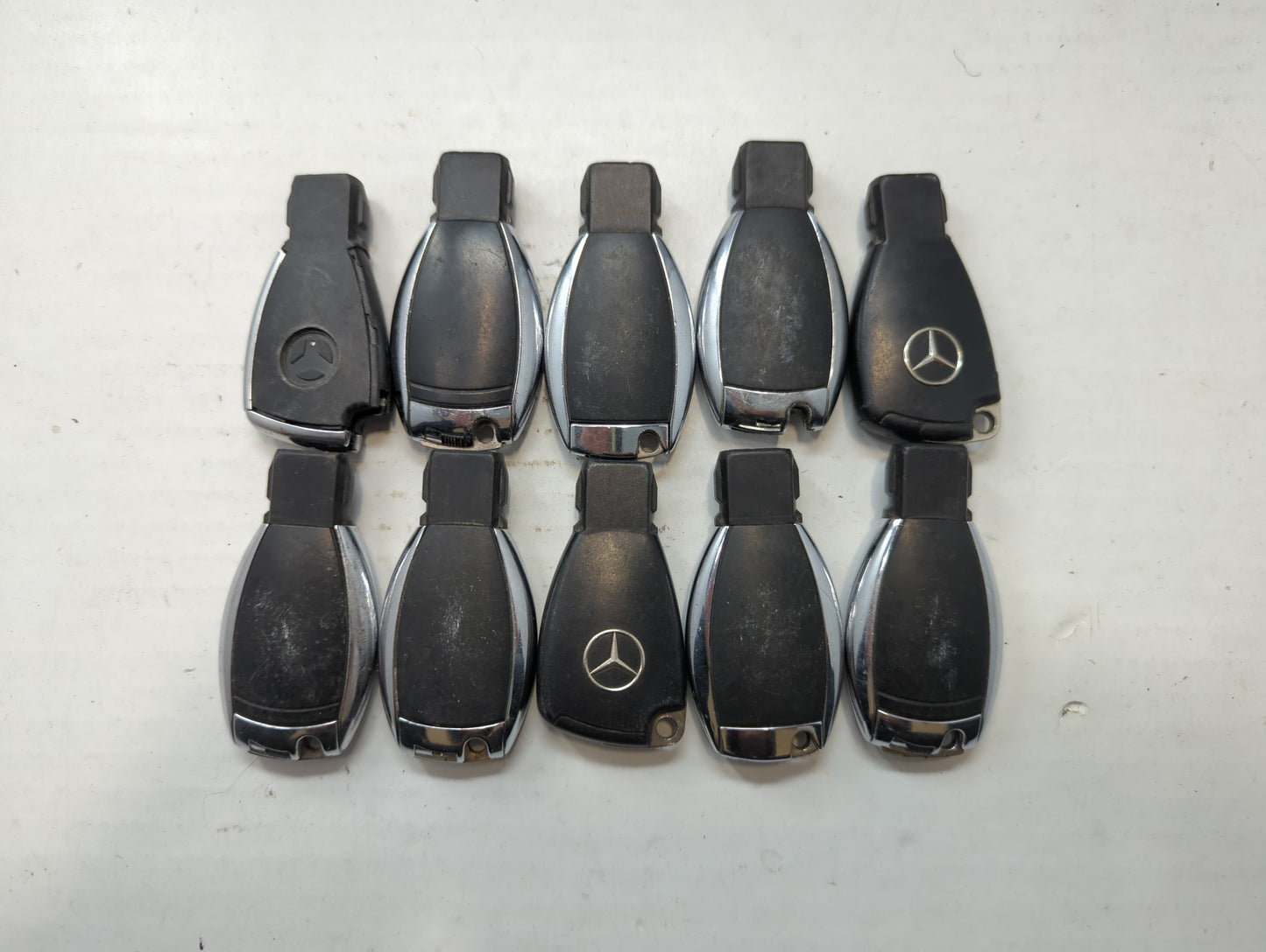 Lot of 10 Mercedes-Benz Keyless Entry Remote Fob MIXED FCC IDS MIXED - Oemusedautoparts1.com