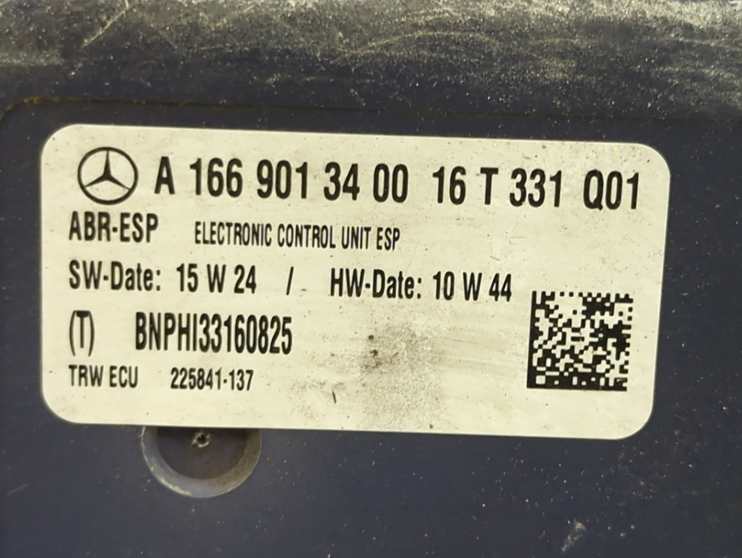 2017-2019 Mercedes-Benz Gls450 ABS Pump Control Module Replacement P/N:A1669013400 MC6326A017BED Fits Fits 2017 2018 2019 OE