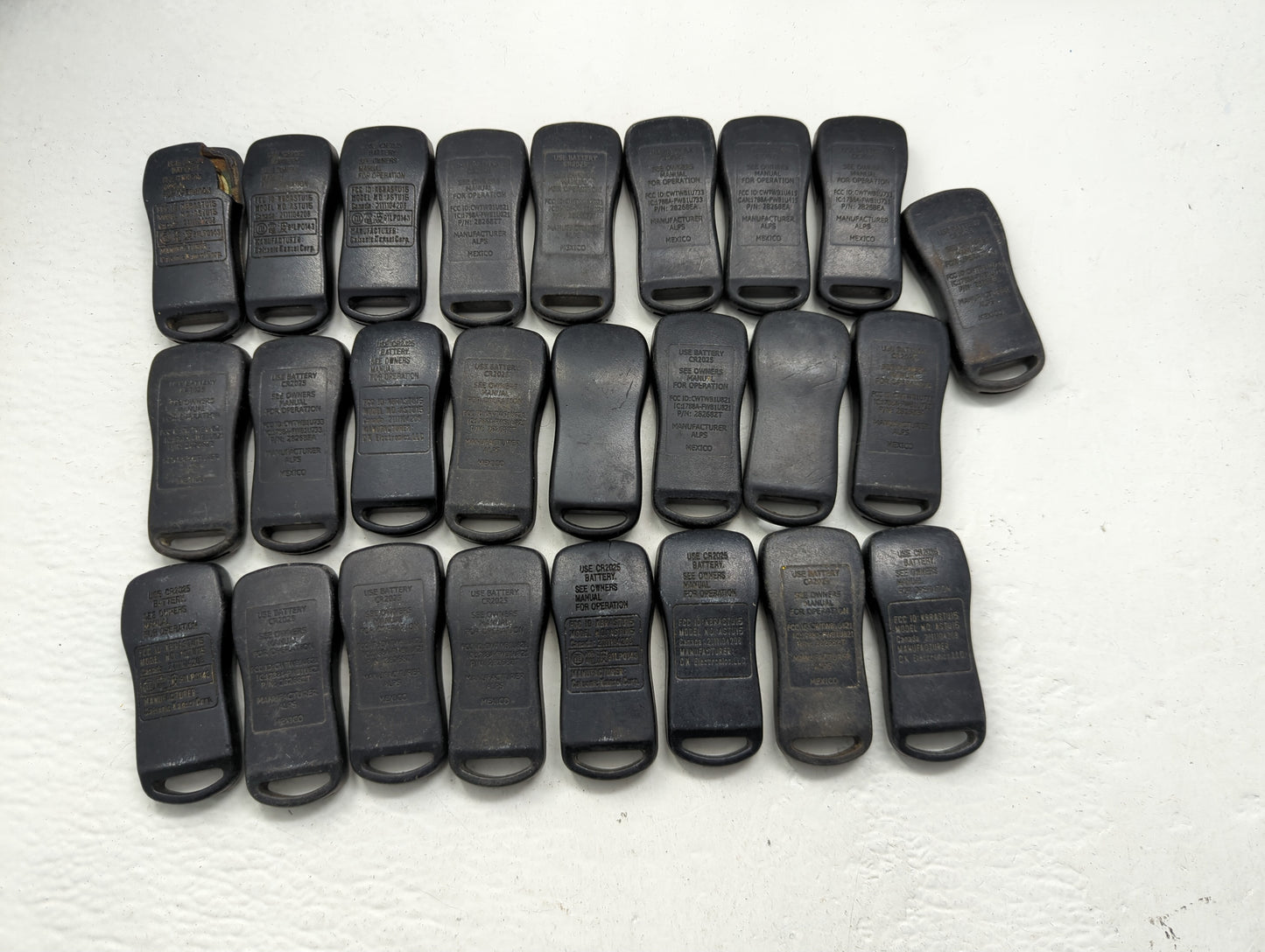 Lot of 25 Nissan Keyless Entry Remote Fob CWTWB1U415 | CWTWB1U821 | - Oemusedautoparts1.com