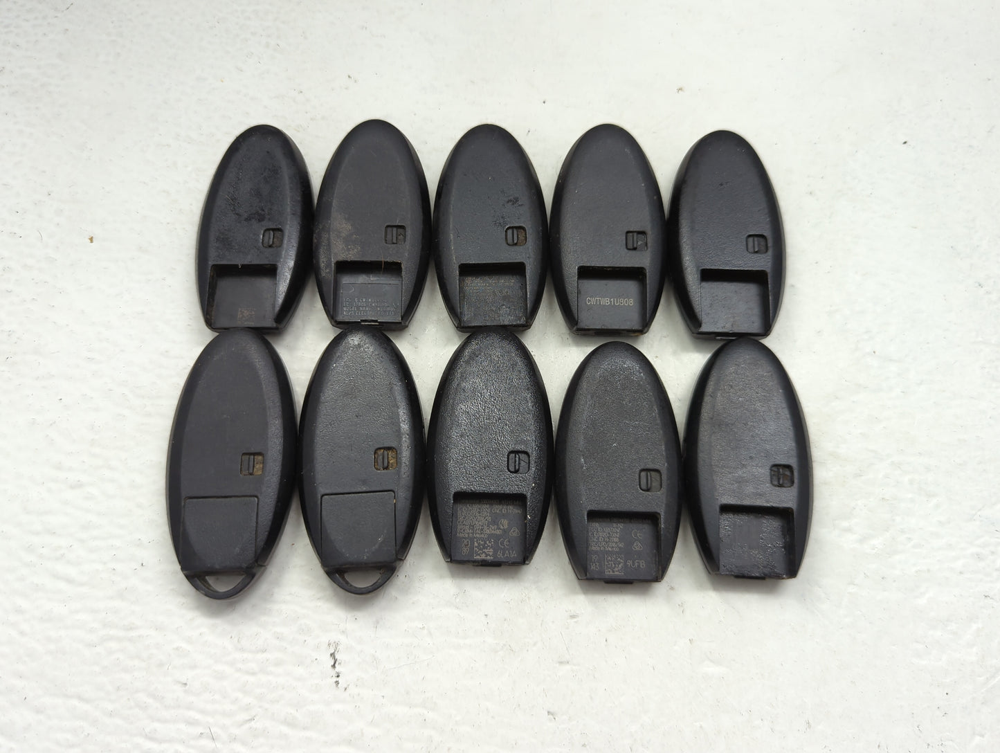Lot of 10 Nissan Keyless Entry Remote Fob CWTWB1U808 | KR5S180144014 | - Oemusedautoparts1.com