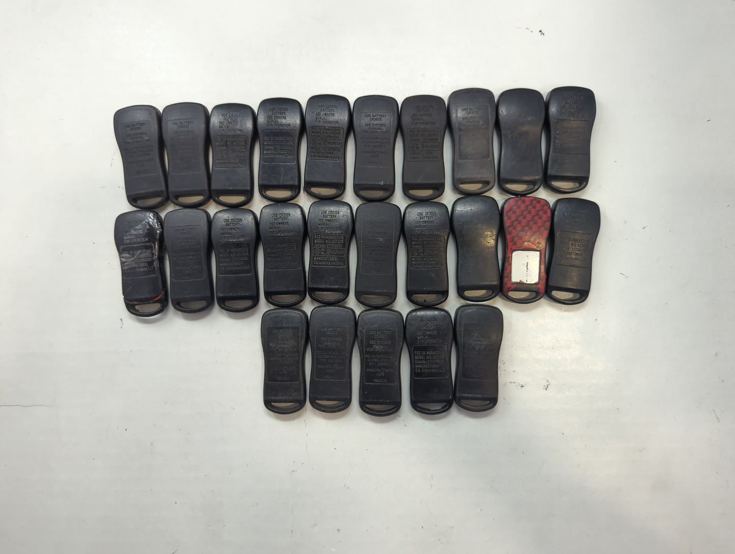 Lot of 25 Nissan Keyless Entry Remote Fob - Oemusedautoparts1.com
