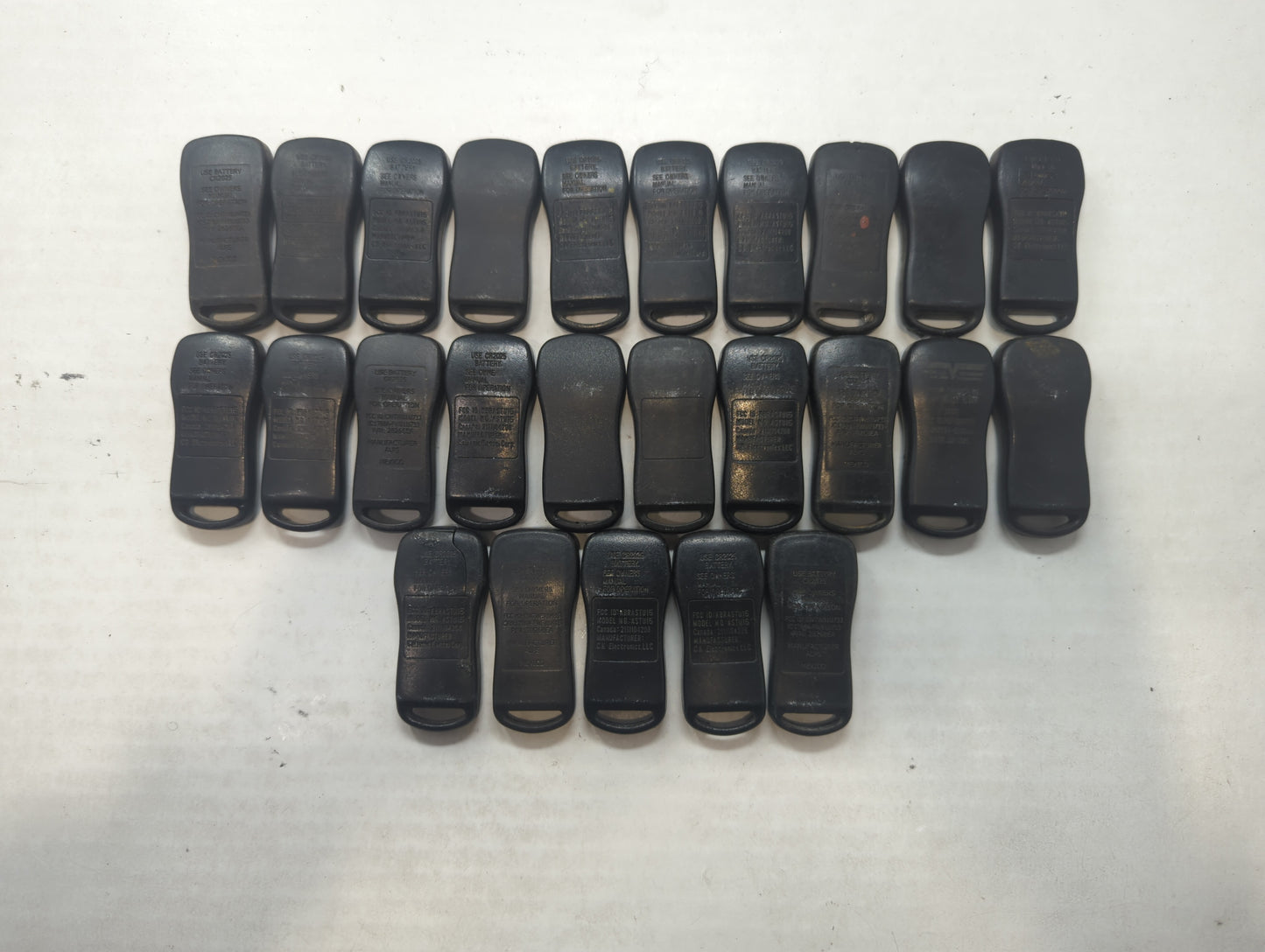 Lot of 25 Nissan Keyless Entry Remote Fob MIXED FCC IDS MIXED PART - Oemusedautoparts1.com
