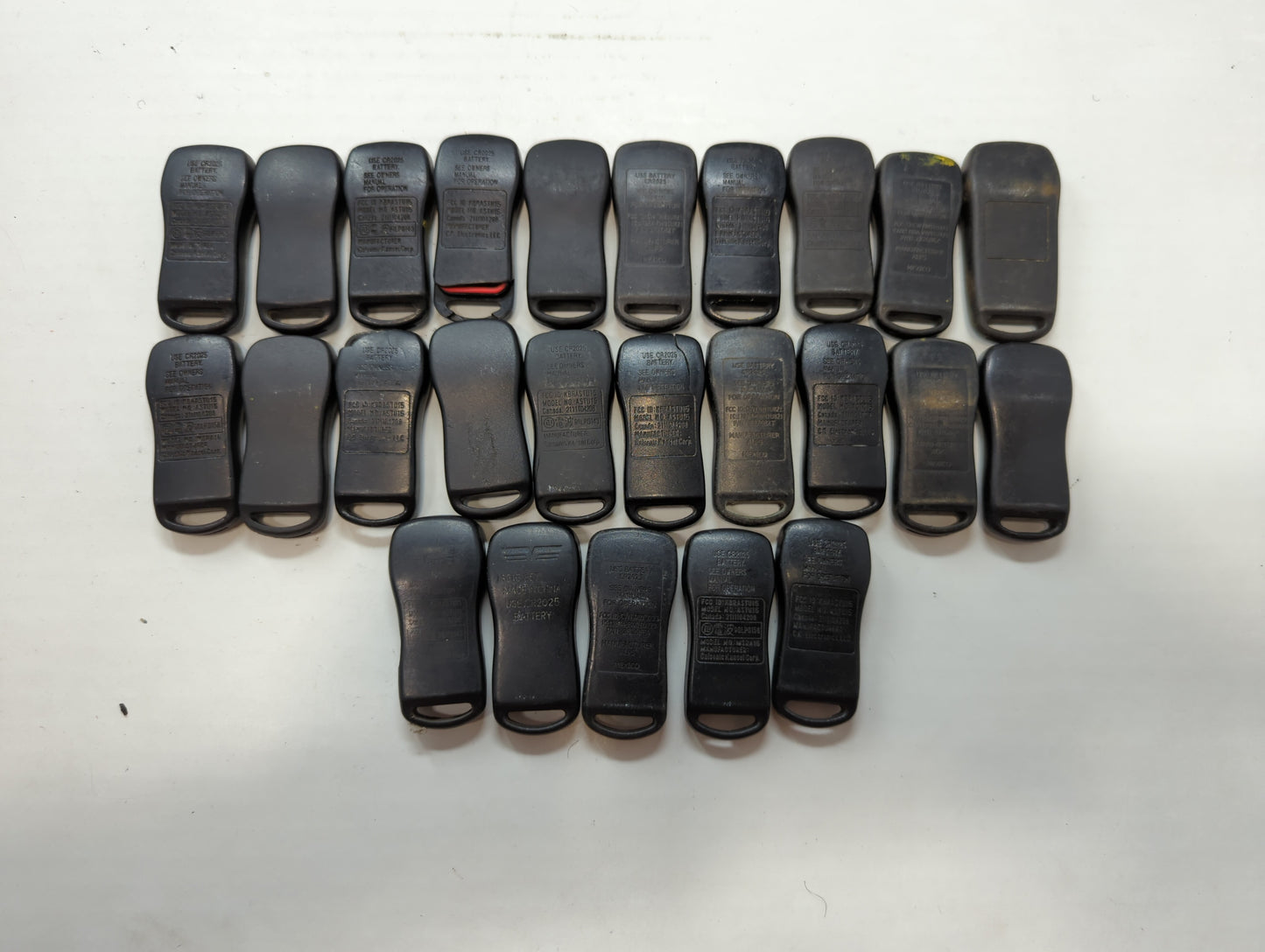 Lot of 25 Nissan Keyless Entry Remote Fob KBRASTU15 | CWTWB1U821 - Oemusedautoparts1.com