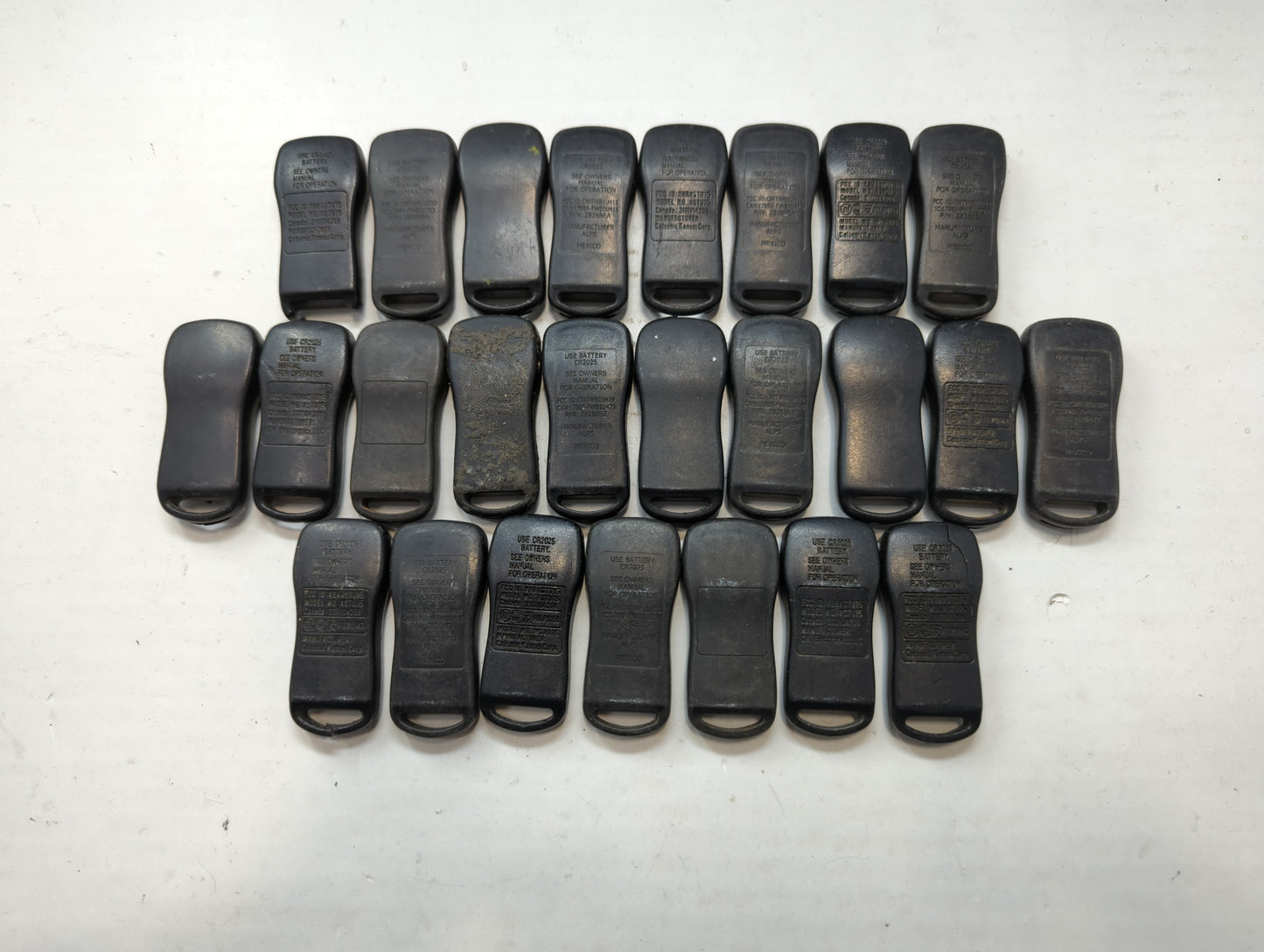 Lot of 25 Nissan Keyless Entry Remote Fob MIXED FCC IDS MIXED PART - Oemusedautoparts1.com