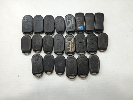 Lot of 24 Nissan Keyless Entry Remote Fob MIXED FCC IDS MIXED PART