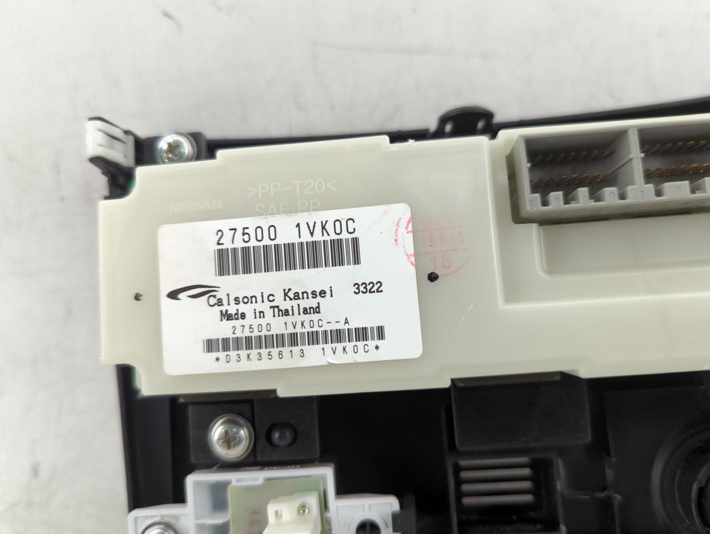 2011-2015 Nissan Rogue Climate Control Module Temperature AC/Heater Replacement Fits Fits 2011 2012 2013 2014 2015 OEM Used