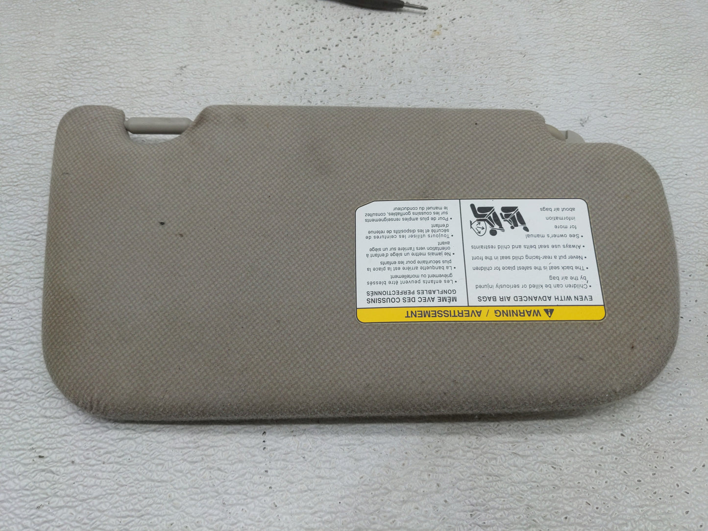 2013-2019 Nissan Sentra Sun Visor Shade Replacement Passenger Right Mirror Fits Fits 2012 2013 2014 2015 2016 2017 2018 2019