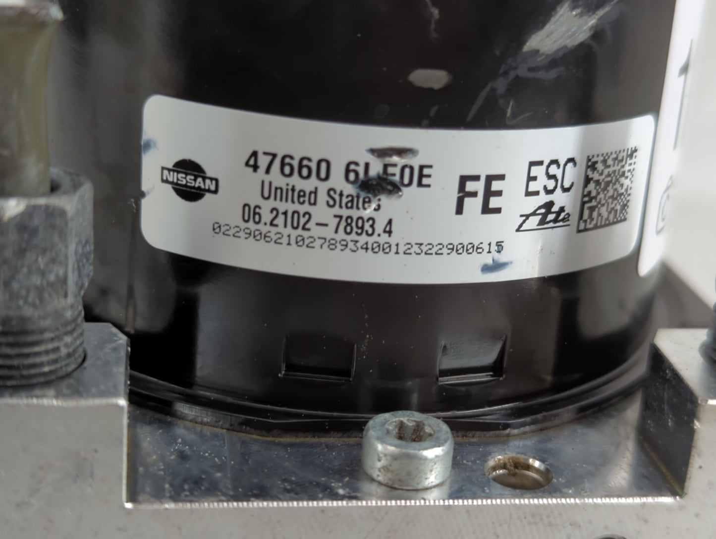 0 Nissan Sentra ABS Pump Control Module Replacement P/N:47660 6LF0E Fits OEM Used Auto Parts - Oemusedautoparts1.com