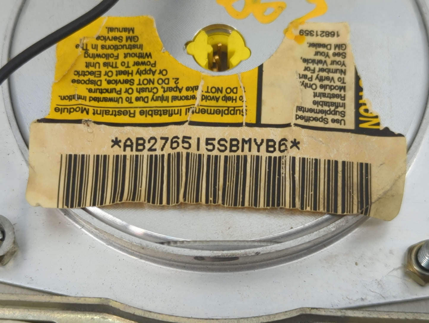 1999-2000 Pontiac Grand Prix Air Bag Driver Left Steering Wheel Mounted - Oemusedautoparts1.com