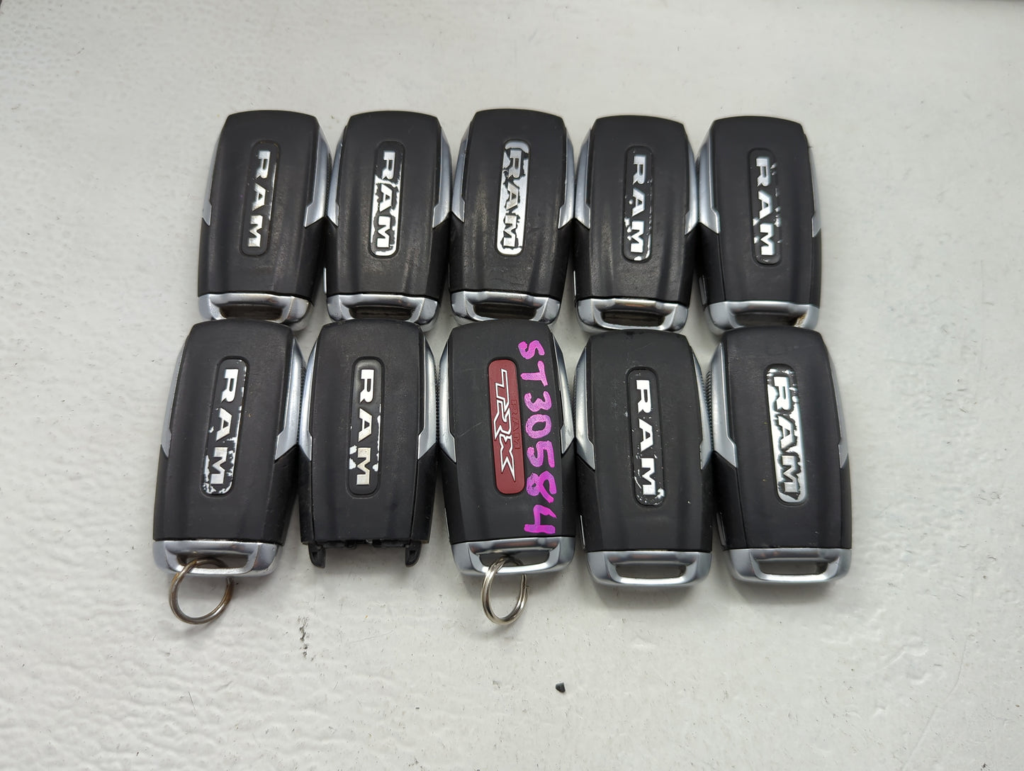 Lot of 10 Ram Keyless Entry Remote Fob GQ4-76T | OHT4882056 MIXED PART - Oemusedautoparts1.com