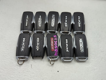 Lot of 10 Ram Keyless Entry Remote Fob GQ4-76T | OHT4882056 MIXED PART