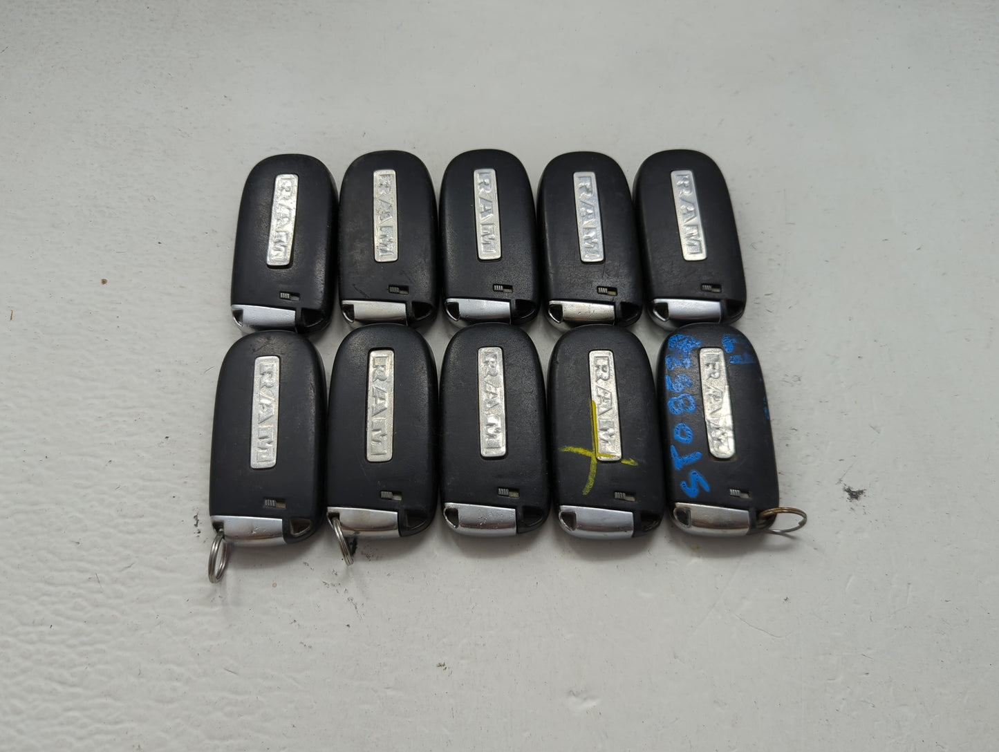 Lot of 10 Ram Keyless Entry Remote Fob MIXED FCC IDS MIXED PART NUMBERS 1475771 - Oemusedautoparts1.com