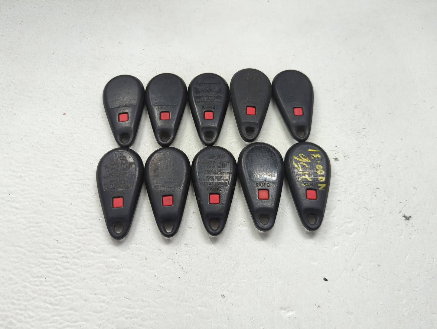 Lot of 10 Subaru Keyless Entry Remote Fob MIXED FCC IDS 1474013 - Oemusedautoparts1.com