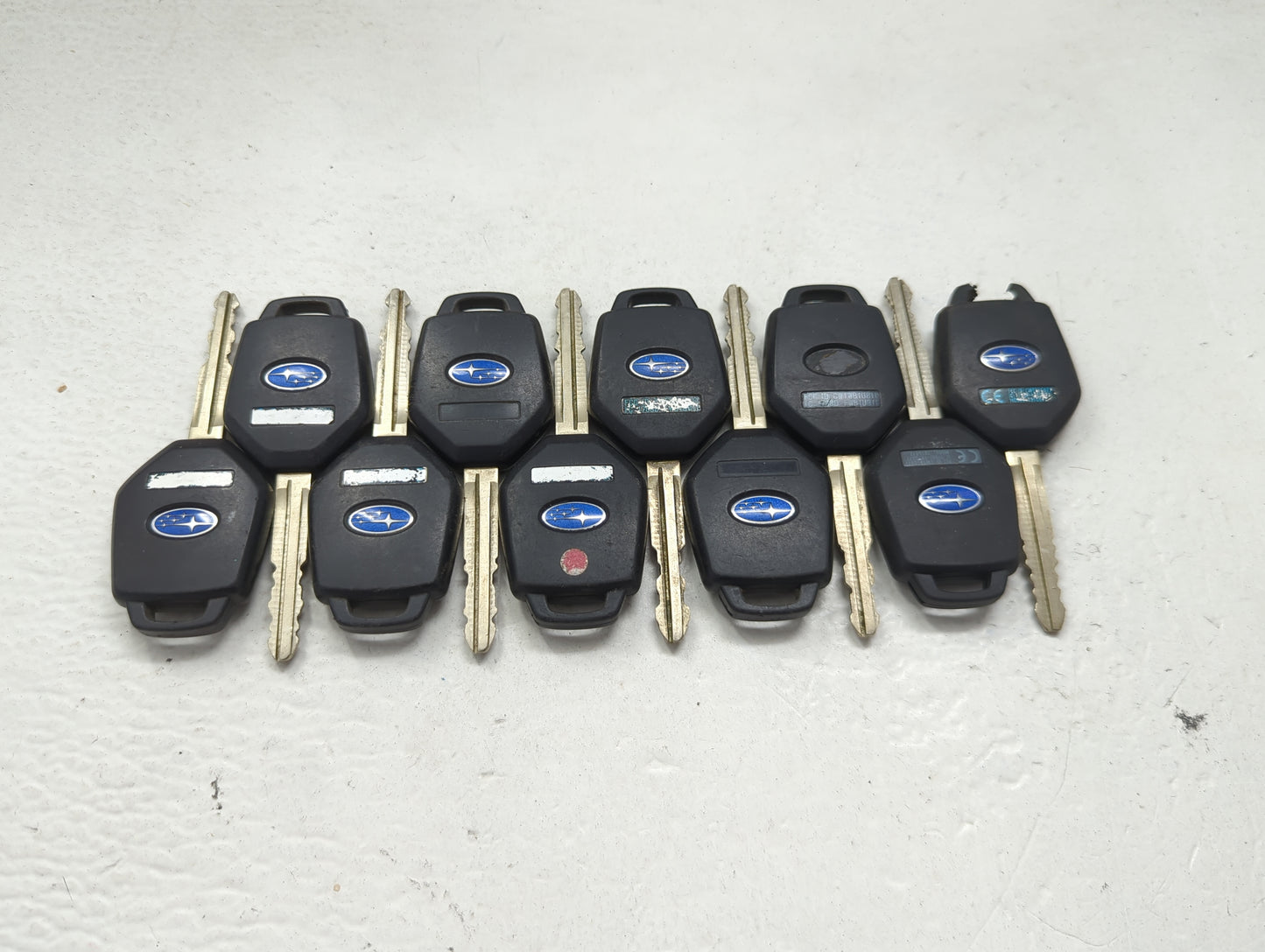 Lot of 10 Subaru Keyless Entry Remote Fob MIXED FCC IDS 1474174 - Oemusedautoparts1.com