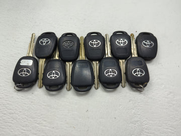 Lot of 10 Toyota Keyless Entry Remote Fob MIXED FCC IDS MIXED PART