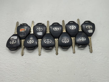 Lot of 10 Toyota Keyless Entry Remote Fob MIXED FCC IDS MIXED PART