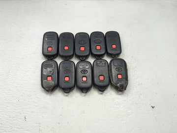 Lot of 10 Toyota Keyless Entry Remote Fob MIXED FCC IDS MIXED PART 1471444