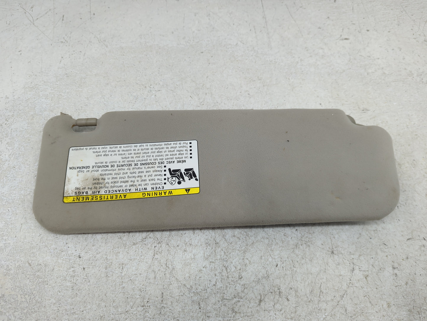 2006-2009 Toyota Prius Sun Visor Shade Replacement Driver Left Mirror Fits Fits 2006 2007 2008 2009 OEM Used Auto Parts - Oe
