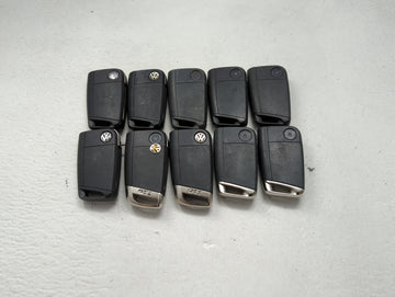 Lot of 10 Volkswagen Keyless Entry Remote Fob MIXED FCC IDS MIXED PART 1473940
