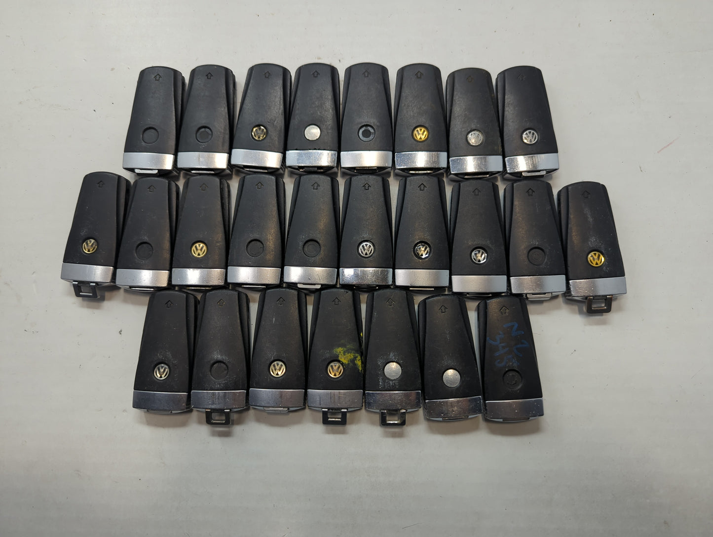 Lot of 25 Volkswagen Keyless Entry Remote Fob MIXED FCC IDS MIXED PART - Oemusedautoparts1.com