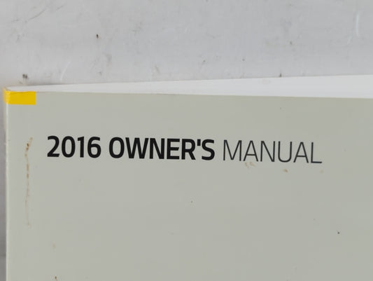 2016 Kia Sedona Owners Manual Book Guide P/N:GA90-EU59E OEM Used Auto Parts