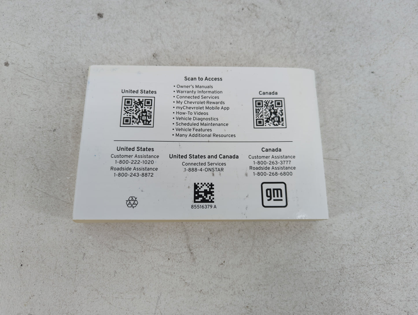 2014 Chevrolet Silverado 1500 Owners Manual Book Guide P/N:85516379 OEM Used Auto Parts