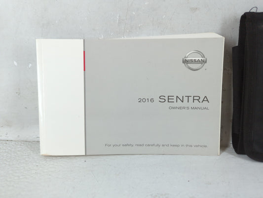 2016 Nissan Sentra Owners Manual Book Guide P/N:OM16EM 0B17U1 OEM Used Auto Parts