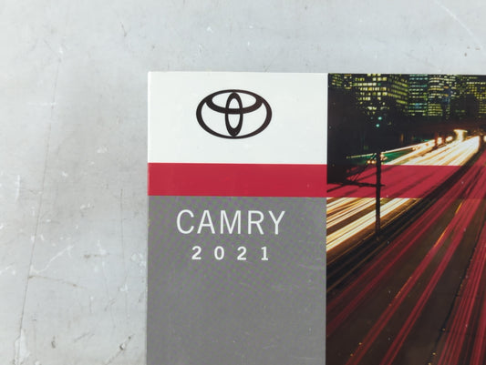 2021 Toyota Camry Owners Manual Book Guide P/N:01999-06242 OEM Used Auto Parts