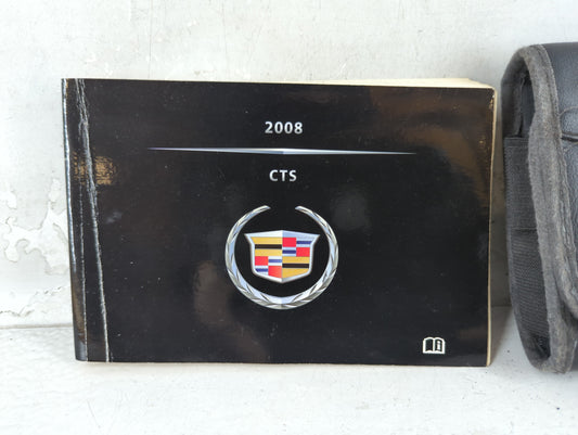 2008 Cadillac Cts Owners Manual Book Guide P/N:15864564 OEM Used Auto Parts
