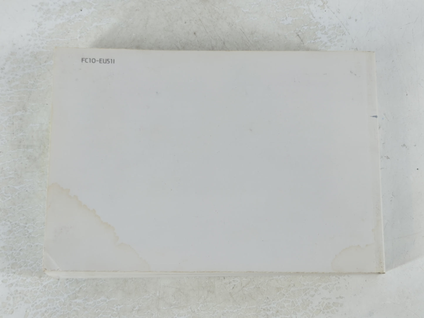 2015 Hyundai Sonata Owners Manual Book Guide P/N:FC10-EU51I OEM Used Auto Parts