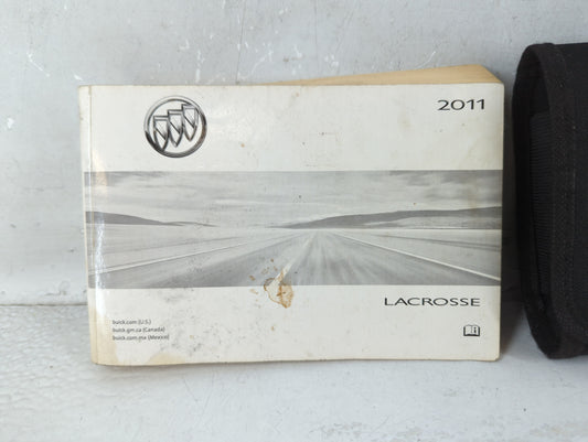 2011 Buick Lacrosse Owners Manual Book Guide P/N:20859621 OEM Used Auto Parts