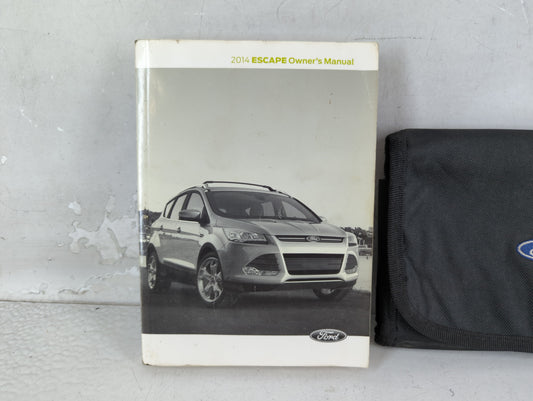 2014 Ford Escape Owners Manual Book Guide P/N:EJ5J 19A321 AB OEM Used Auto Parts