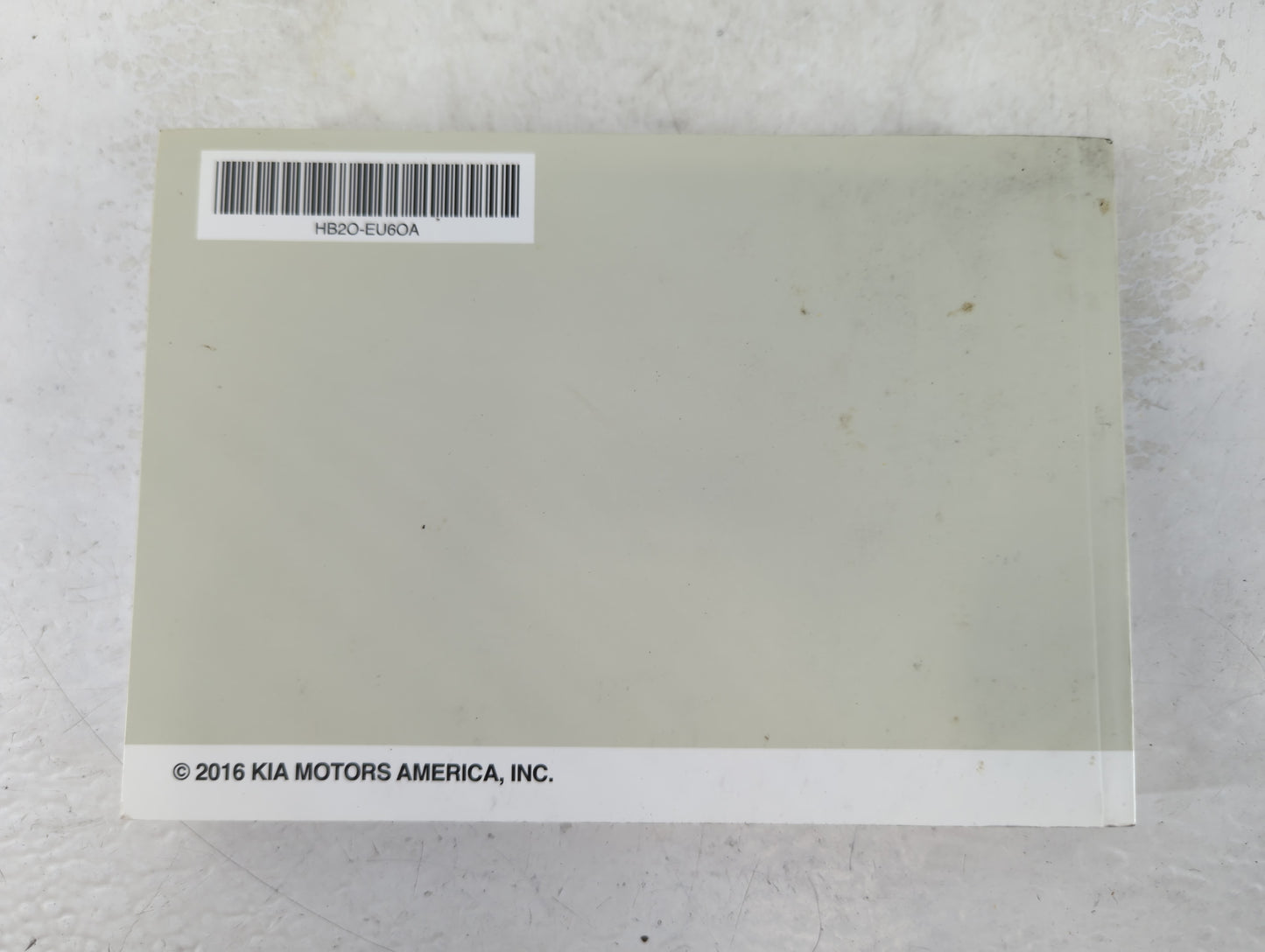 2017 Kia Soul Owners Manual Book Guide P/N:HB2O-EU60A OEM Used Auto Parts