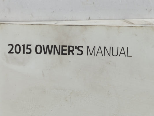 2015 Kia Soul Owners Manual Book Guide P/N:FB2O-EU4NG OEM Used Auto Parts