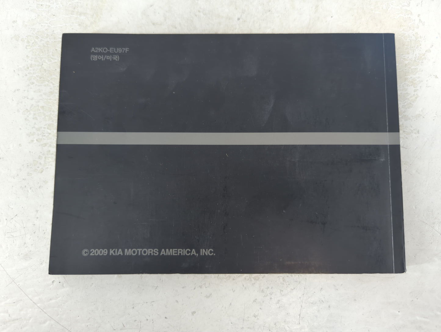 2009 Kia Soul Owners Manual Book Guide P/N:A2KO-EU97F OEM Used Auto Parts