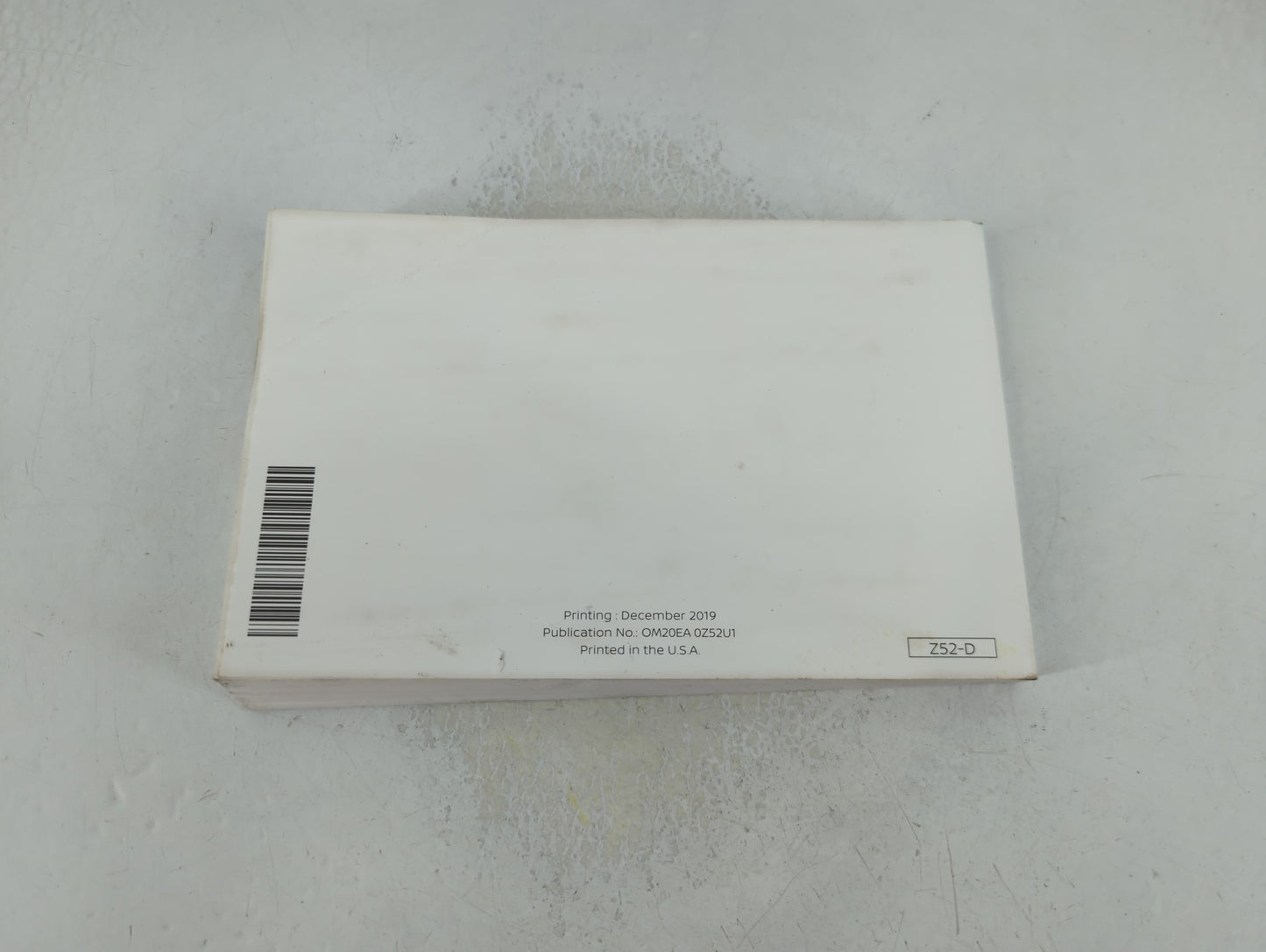 2020 Nissan Murano Owners Manual Book Guide P/N:OM20EA 0Z52U1 OEM Used Auto Parts