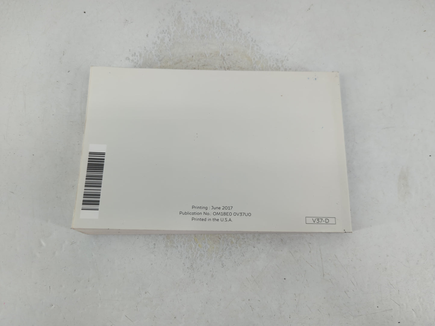 2018 Infiniti Q50 Owners Manual Book Guide P/N:OM18E0 0V37U0 OEM Used Auto Parts